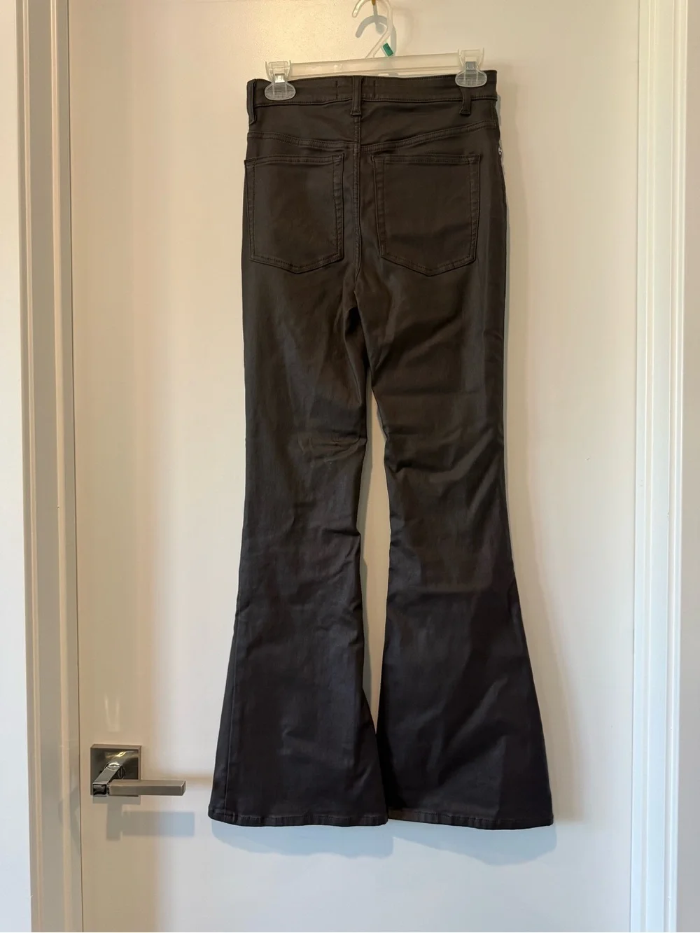 ASOS Faux Brown Leather Petite Pants